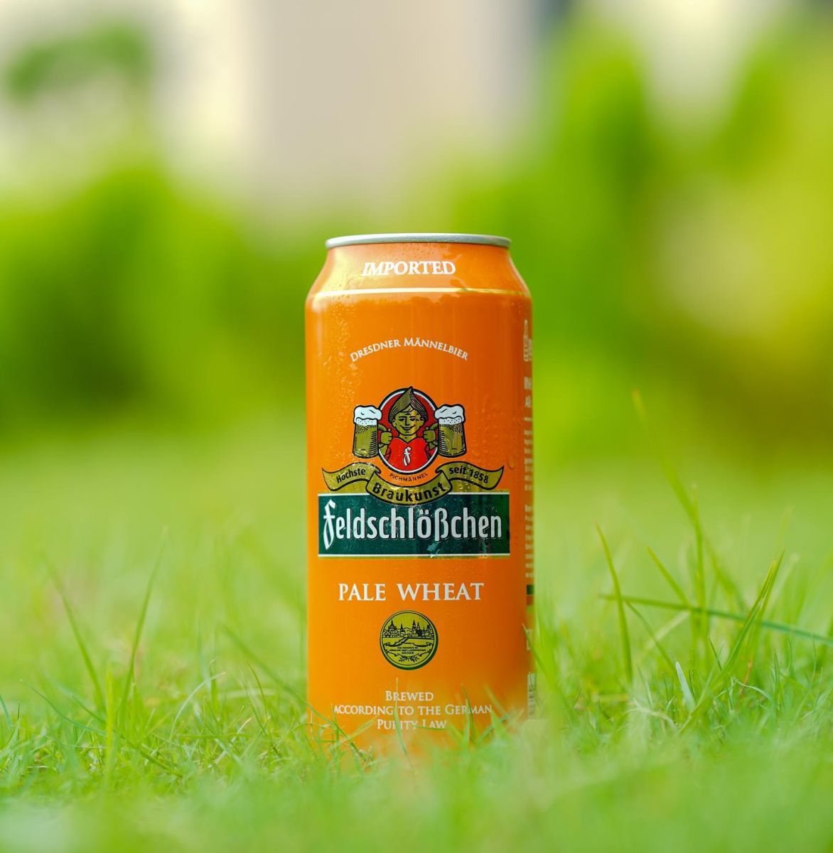 Bia pháo đài Feldschlosschen Pale Wheat 5% – thùng 24 lon 500ml