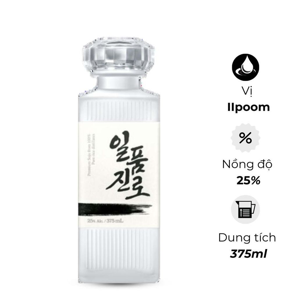 Soju Hàn Quốc Jinro ilpoom 375ml 25%
